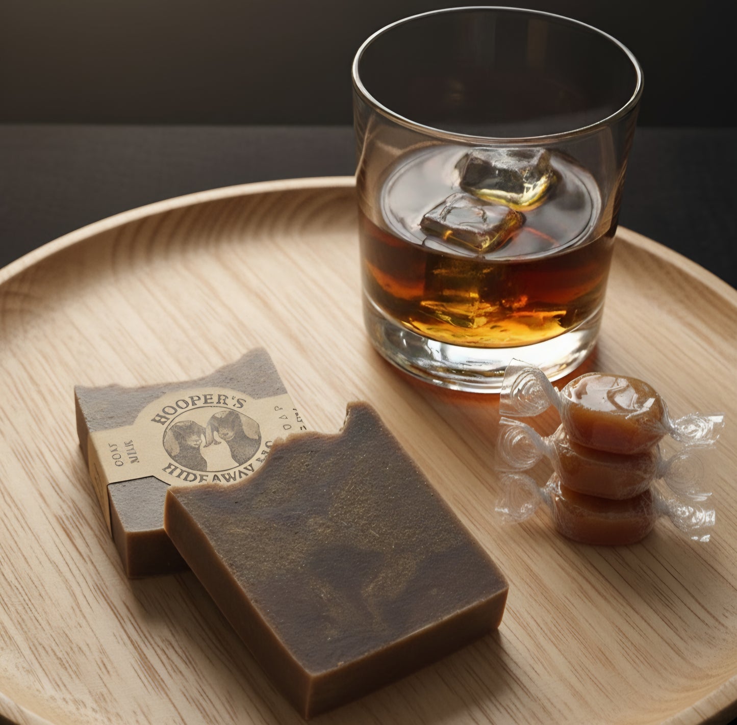 Goat Milk Soap (3.5oz) - Bourbon Butterscotch