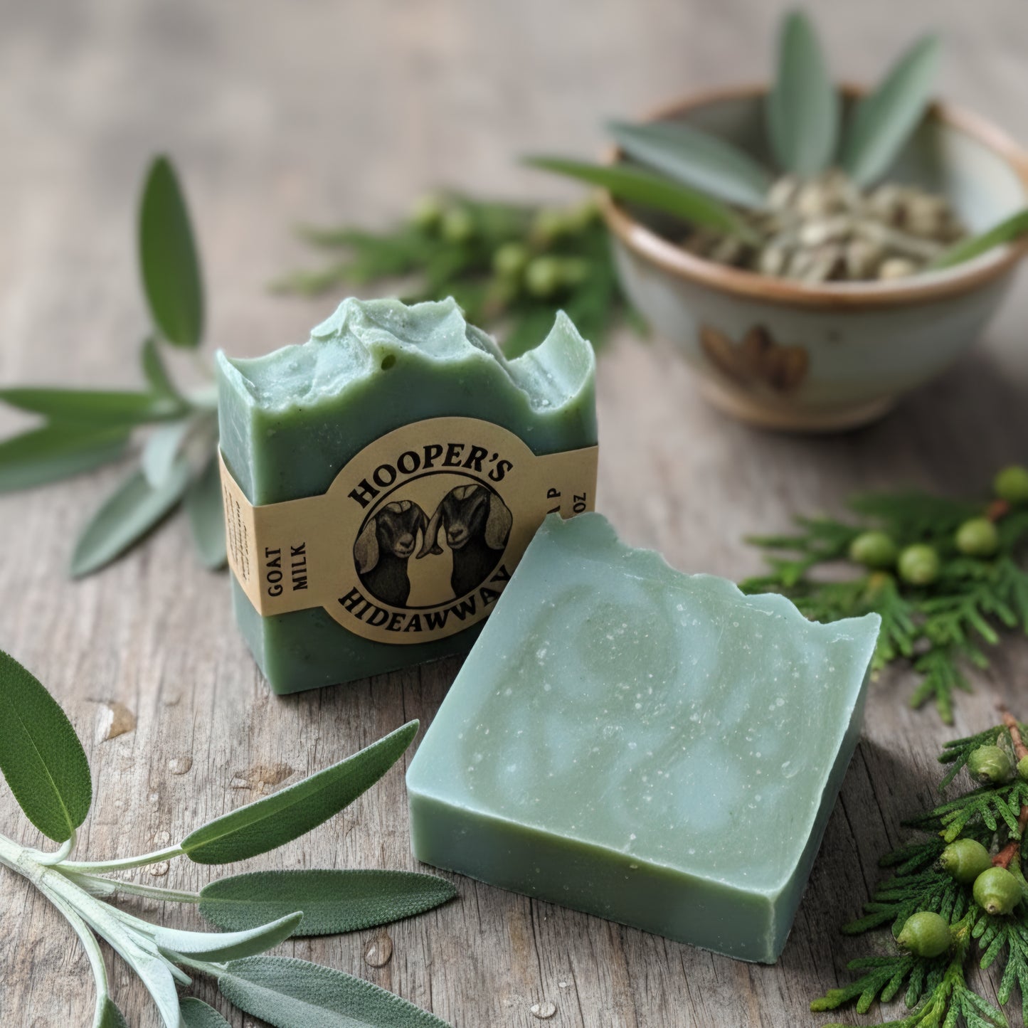 Goat Milk Soap (3.5oz) - Sage & Cypress