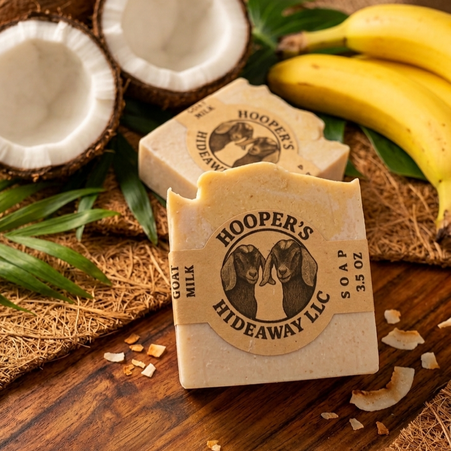 Goat Milk Soap - Banana Daquiri