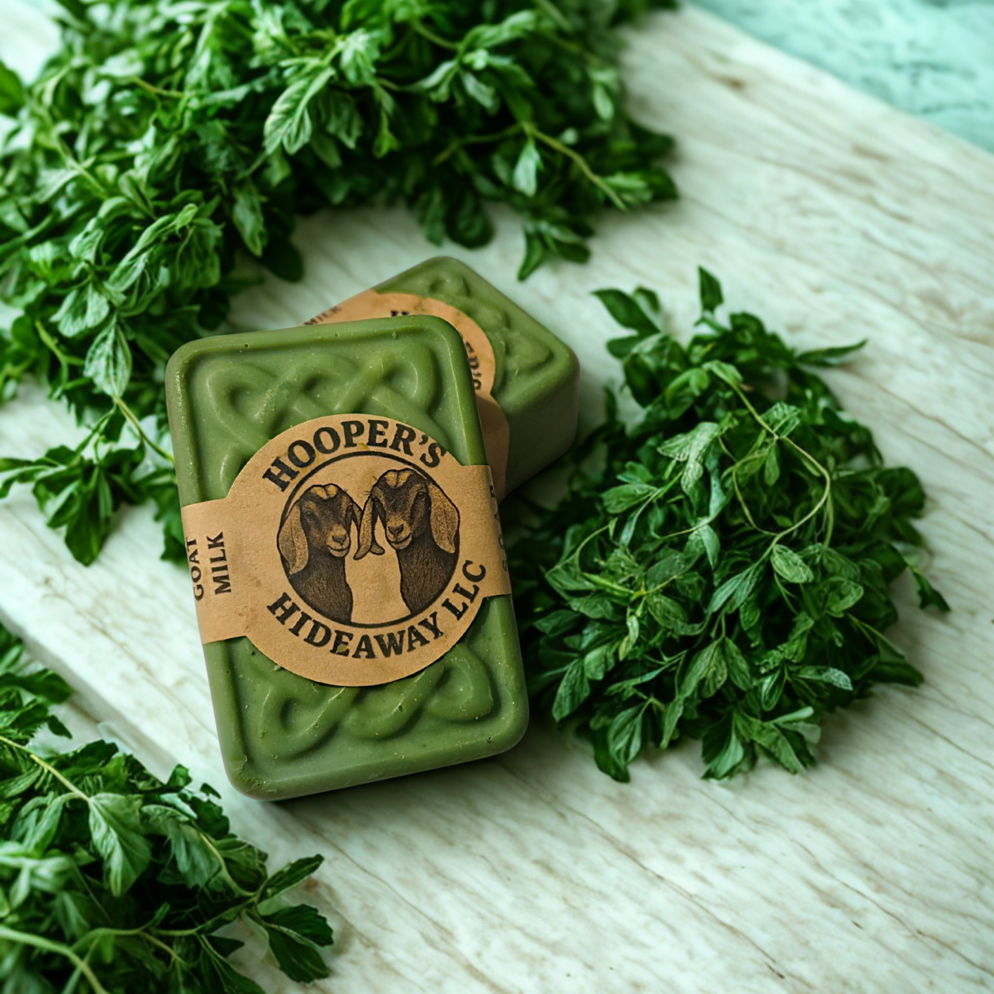 Goat Milk Soap (5.0oz) - Cucumber Mint Bars