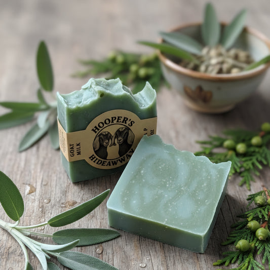 Goat Milk Soap (3.5oz) - Sage & Cypress