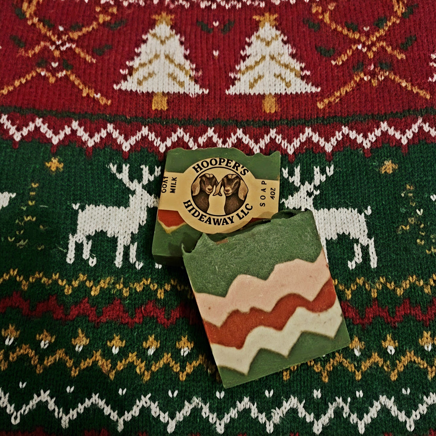 Goat Milk Soap (4oz) - Xmas Sweater