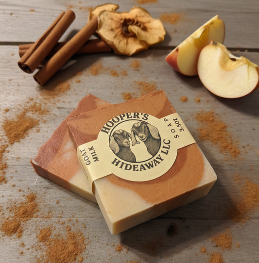 Goat Milk Soap (3.5oz) - Cinnamon Apple