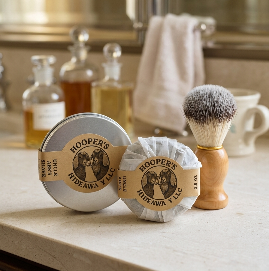 Uncle Abe's Shave Soap - Kit (Tin)