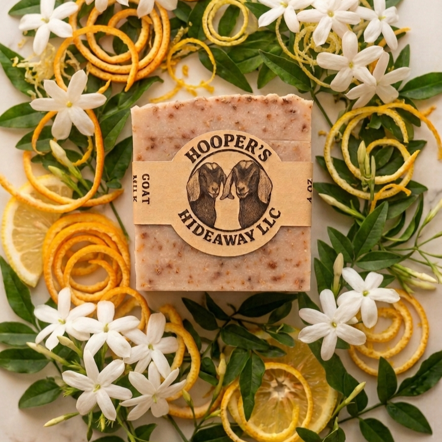 Goat Milk Soap (4.0oz) - Citrus Jasmine