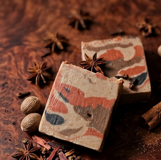 Goat Milk Soap (3.5 oz) - Spiced Mahogany