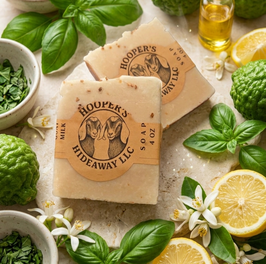 Goat Milk Soap - Basil Bergamot Lemon