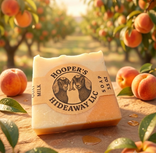 Goat Milk Soap (3.5 oz) - Sun-Kissed Peach
