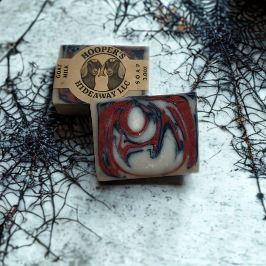 Goat Milk Soap (3.0oz) - Black Widow