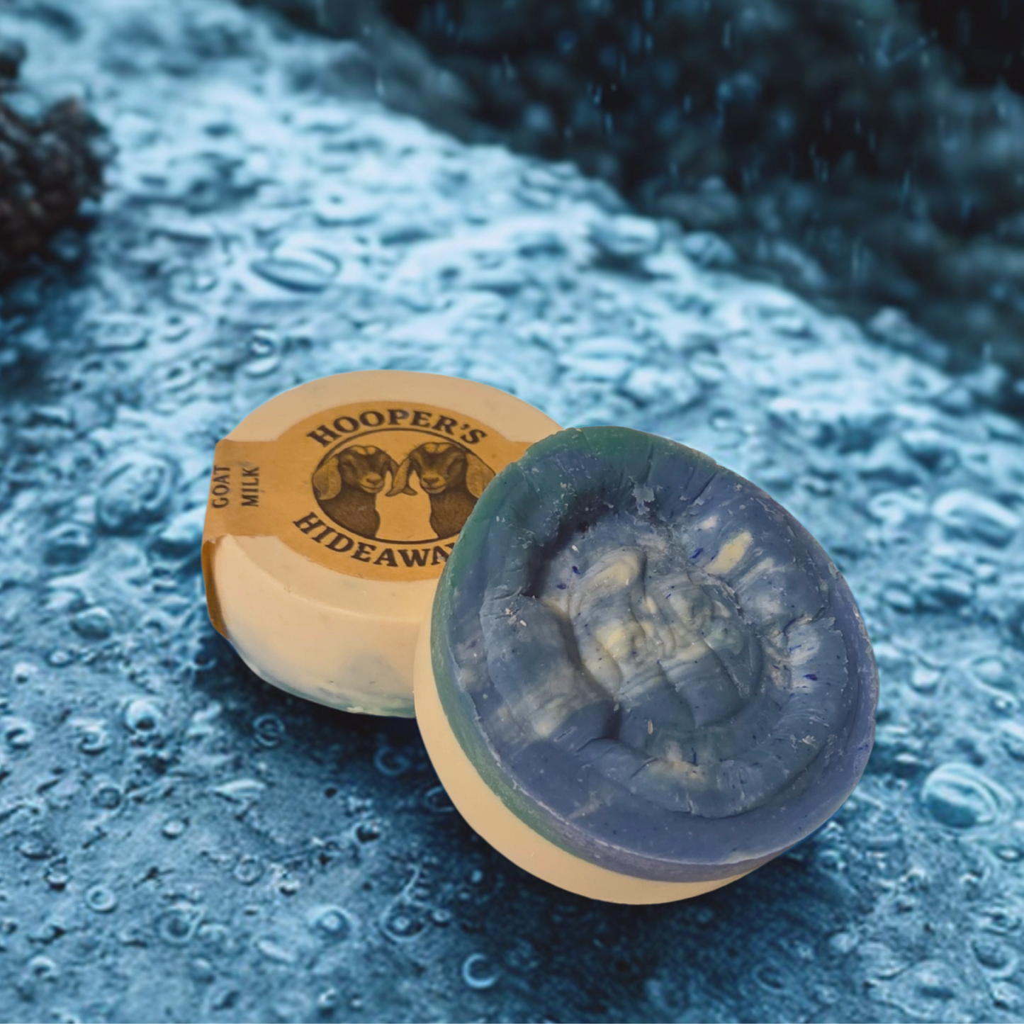 Goat Milk Soap (3.0oz) - Mountain Rain Pucks