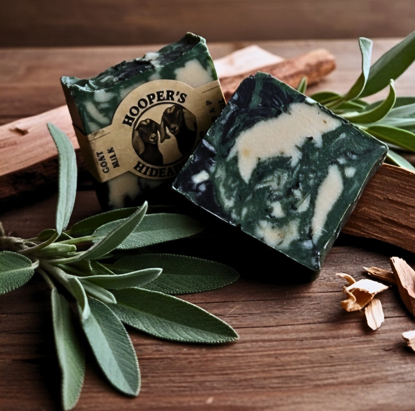 Goat Milk Soap (3.5oz) - Dark Woods