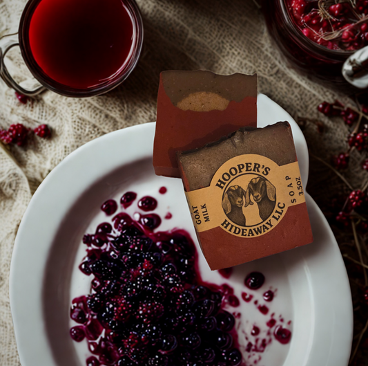 Goat Milk Soap (3.5oz) - Wildberry Mead